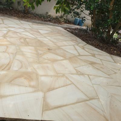 Crazy pattern Sandstone paving 